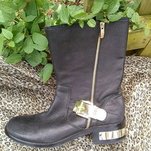 Vince Camuto fashion moto type boots